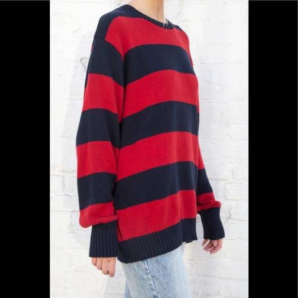 Brandy Melville striped Brianna sweater - Picture 2 of 5